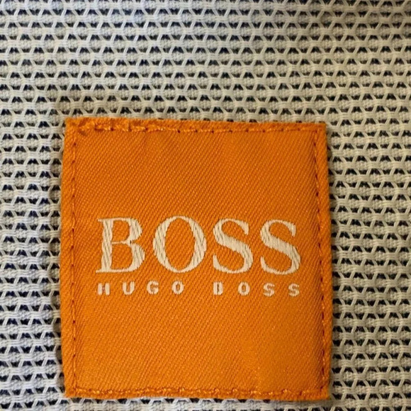 Hugo Boss Men's Edipo Slim Fit Cotton‎ Colorblock Classic Button Down Size XXL - Picture 7 of 14